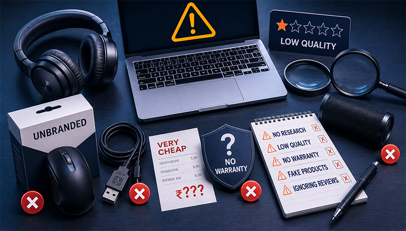 Common mistakes while buying Computer Accessories in Bahadurgarh including low quality and unbranded products