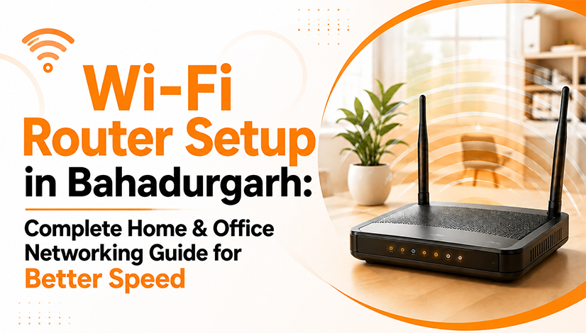 Wi-Fi Router Setup in Bahadurgarh for home and office networking